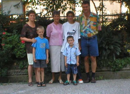 La nostra famiglia nell`estate del 2002